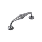 Momo Crosby cabinet pull handle with brushed nickel finish, featuring sleek modern design and ergonomic grip.