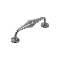 Momo Crosby cabinet pull handle with brushed nickel finish, featuring sleek modern design and ergonomic grip.