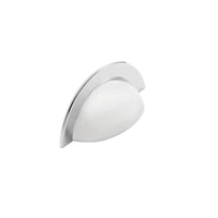 Momo Trafalgar Cup Pull 64mm in Polished Nickel in Polished Nickel