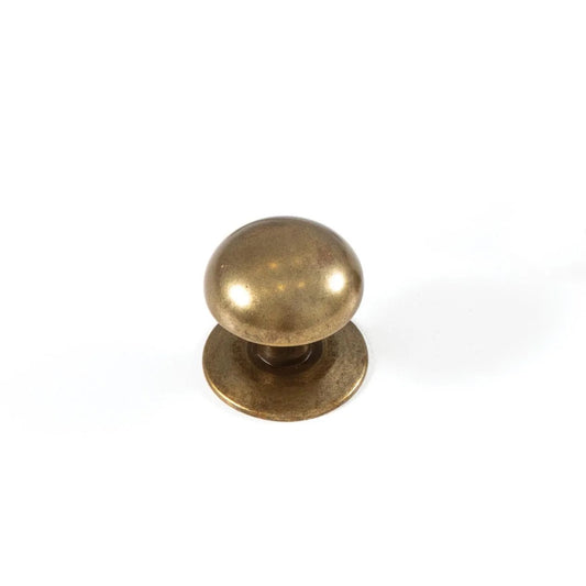 Momo Trafalgar Round Knob 37mm in Bronze in Bronze