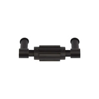 ONE PB200 toilet roll holder satin black in Satin Black