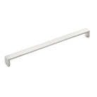 Momo BOSTON cabinet handle in dark bronze finish with sleek, modern design mounted on a cabinet door.