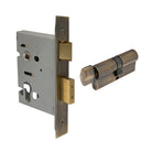 Lock Kit - Euro 57mm (1115+1148) in Brushed Bronze