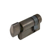 Euro Single Cyl. Turn-35mm to cam ctr in Natural Bronze