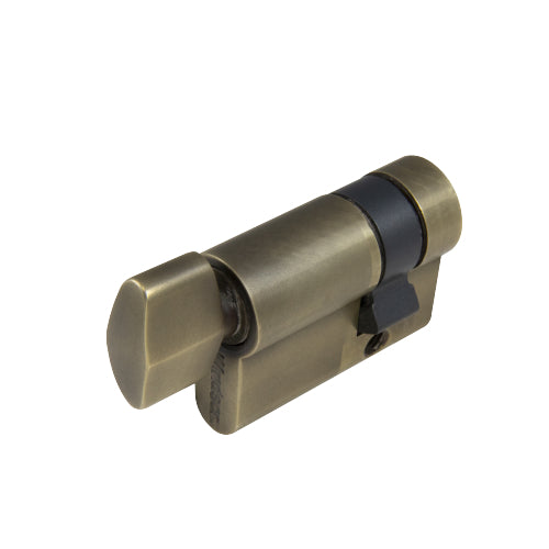 Windsor Single Cylinder Turns - Roman Brass in Roman Brass