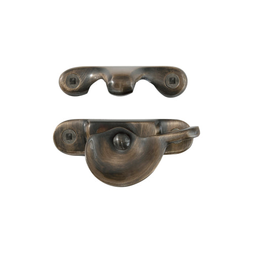 Sash Fastener in Brushed Bronze