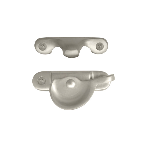 Sash Fastener in Brushed Nickel