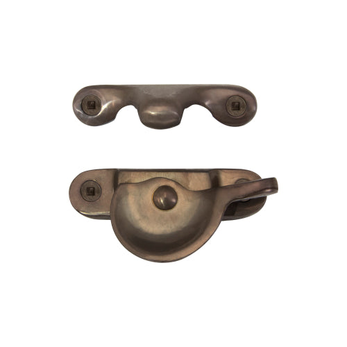 Sash Fastener in Natural Bronze