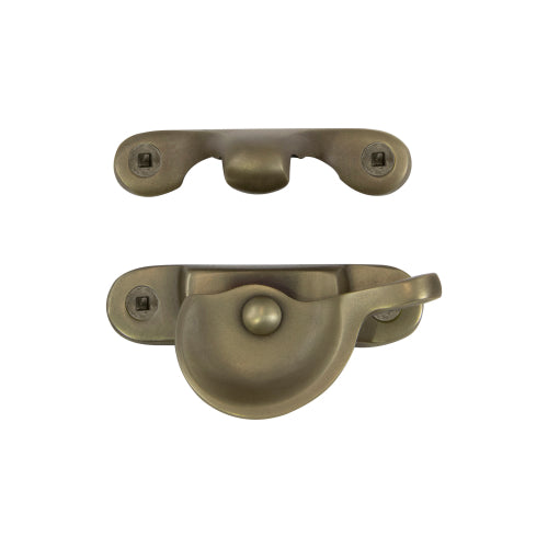 Sash Fastener in Roman Brass