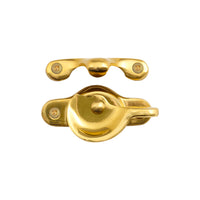Sash Fastener in Polished Brass Unlacquered