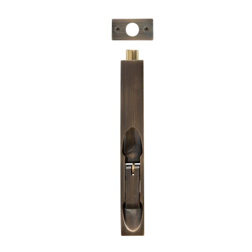 Flush Bolt H152mm x W20mm in Brushed Bronze