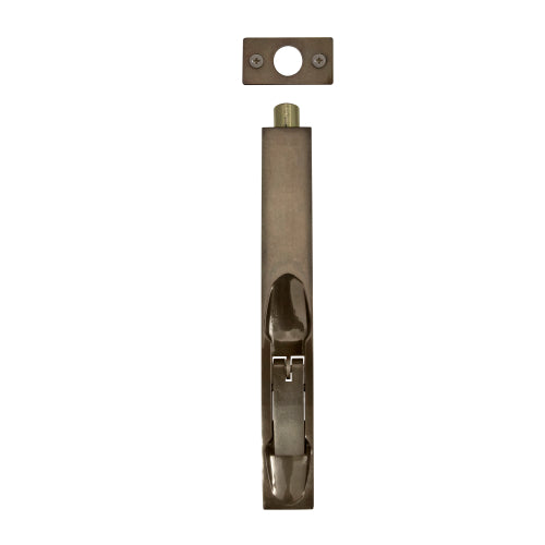 Flush Bolt H152mm x W20mm in Natural Bronze