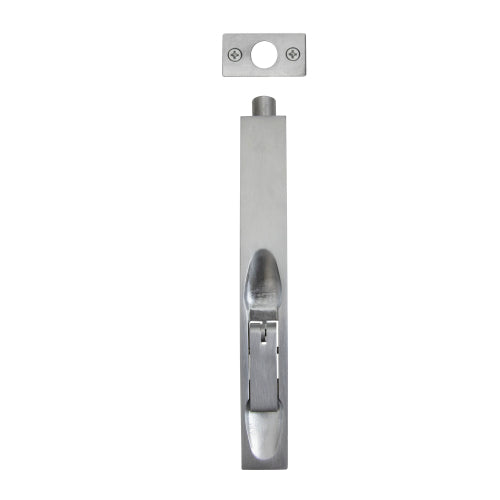 Flush Bolt H152mm x W20mm in Satin Chrome