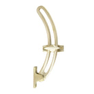 Quadrant Stay in Satin Brass Unlaquered