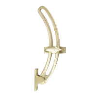 Quadrant Stay in Satin Brass Unlaquered