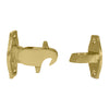 Auto Door Holder in Polished Brass Unlacquered