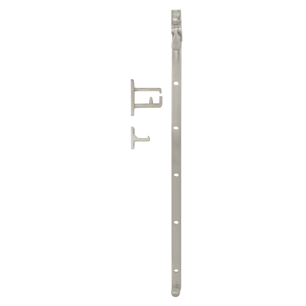 Casement Stay 350mm in Brushed Nickel
