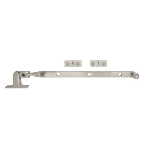 Windsor Fanlight Stay 250mm - Brushed Nickel in Brushed Nickel