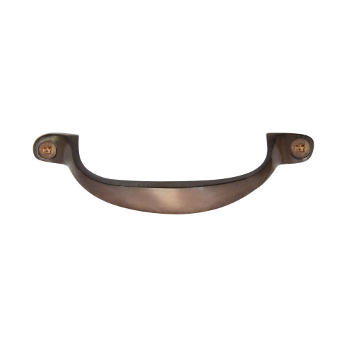 Offset Pull Handle 100mm in Antique Bronze