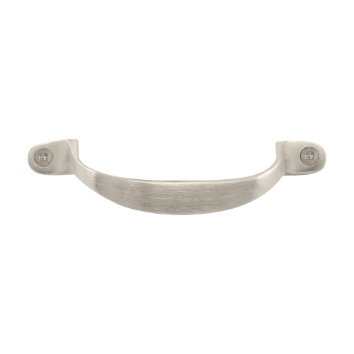 Offset Pull Handle 100mm in Brushed Nickel