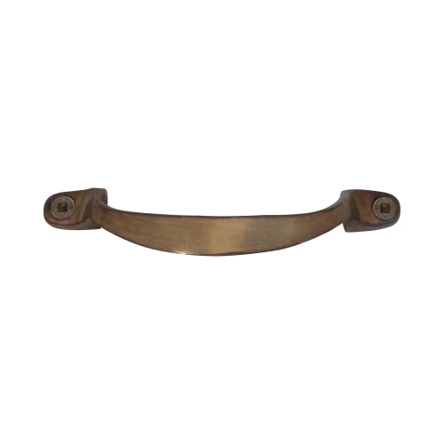 Offset Pull Handle 100mm in Natural Bronze