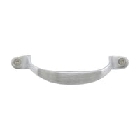 Offset Pull Handle 100mm in Satin Chrome