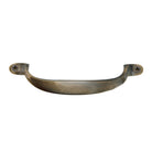 Offset Pull Handle 125mm in Brushed Bronze