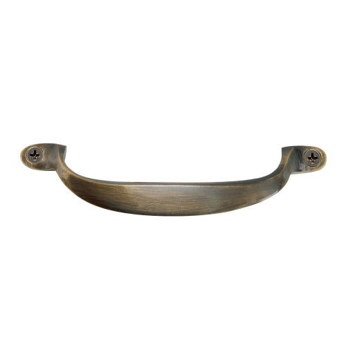 Offset Pull Handle 125mm in Brushed Bronze