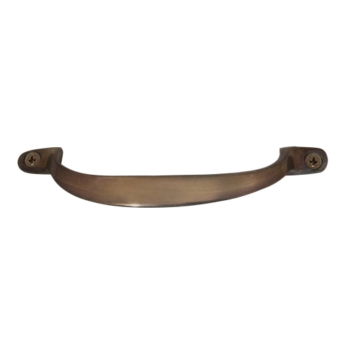 Offset Pull Handle 125mm in Natural Bronze