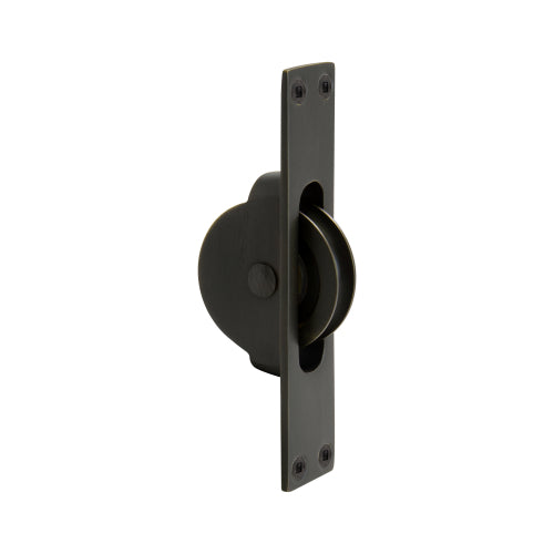 Sash Pulley in Dark Roman Brass