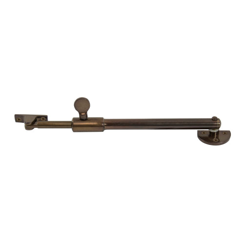 Telescopic Stay - Round in Antique Bronze