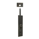 Windsor reverse barrel bolt installed on a door, showcasing its sturdy metal construction and secure locking mechanism.