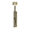 Reverse Barrel Bolt in Roman Brass