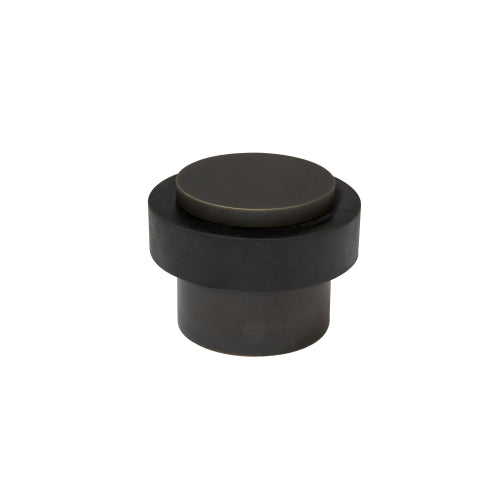 38mm Doorstop Floor Mount - 1 Piece in Dark Roman Brass