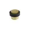 38mm Doorstop Floor Mount - 1 Piece in Polished Brass