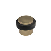 38mm Doorstop Floor Mount - 1 Piece in Roman Brass