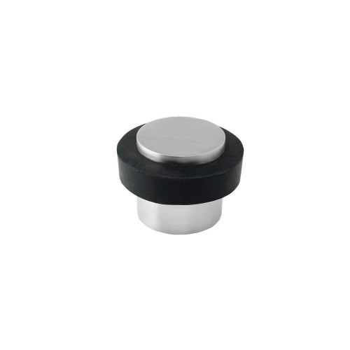 38mm Doorstop Floor Mount - 1 Piece in Silver Anodised