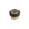 38mm Doorstop Floor Mount - 1 Piece in Satin Brass Unlaquered