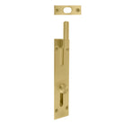 Necked Outward Reverse Bolt in Matt Satin Brass