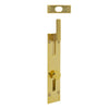Necked Outward Reverse Bolt in Polished Brass Unlacquered