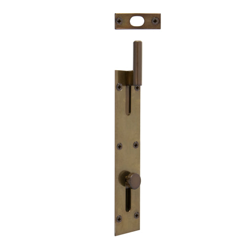 Necked Outward Reverse Bolt in Antique Bronze