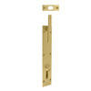 Necked Outward Reverse Bolt in Matt Satin Brass