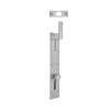 Necked Outward Reverse Bolt in Satin Chrome