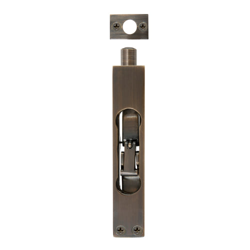 Heavy Duty Flushbolt H150mm x W25mm in Brushed Bronze