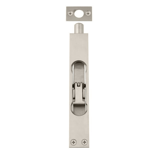 Heavy Duty Flushbolt H150mm x W25mm in Brushed Nickel