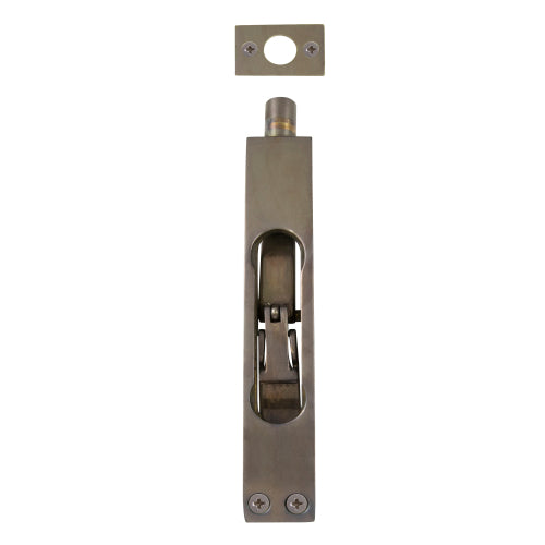 Heavy Duty Flushbolt H150mm x W25mm in Natural Bronze