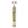 Heavy Duty Flushbolt H150mm x W25mm in Satin Brass Unlaquered