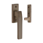 Qube Window Fastener in Matt Antique Bronze