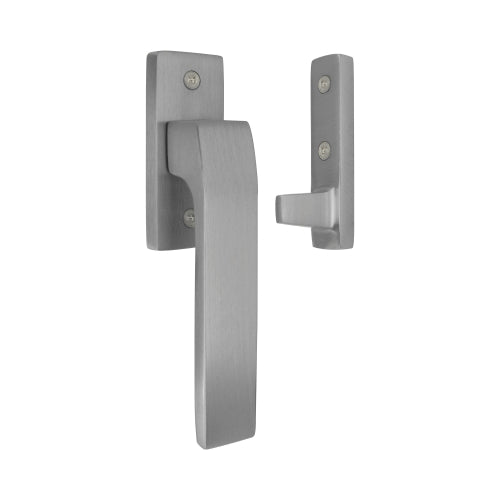 Qube Window Fastener in Satin Chrome