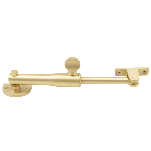 Restrictor Stay - Round in Matt Satin Brass